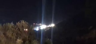 כך נראה אזור ההר אליו נהרו בשעות האחרונות אזרחים שיעים...