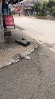 זירת התקיפה בביירות...