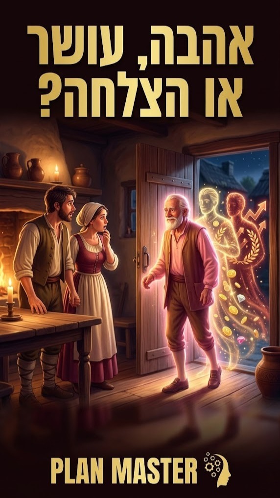 לפעמים אנחנו מחפשים עושר והצלחה, אבל שוכחים את הבסיס שמביא...