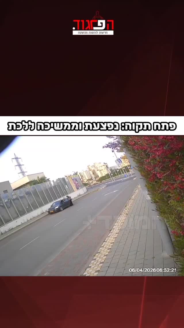 פתח תקוה: נפצעת וממשיכה ללכת...