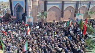 הפגנות בערים האיראניות לרגל הפסקת המלחמה ולהתנגדות משמר...