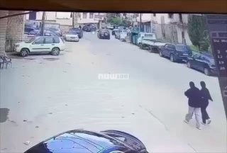 ממצלמת אבטחה: תיעוד רגעי המתקפה הישראלית הנרחבת אתמול...