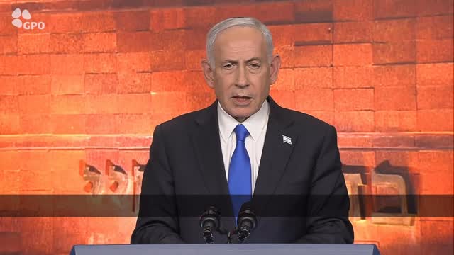 בנימין נתניהו: עמנו למד את הלקח. הבטחתי שלא תהיה שואה נוספת -...