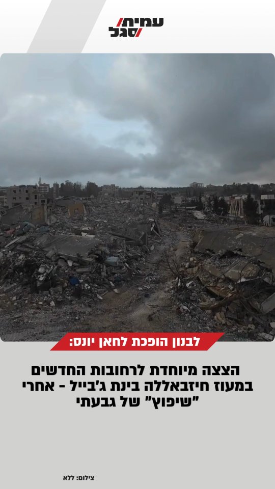 ההרס הרב - ממעוף הרחפן: הצצה מיוחדת לרחובות החדשים במעוז...