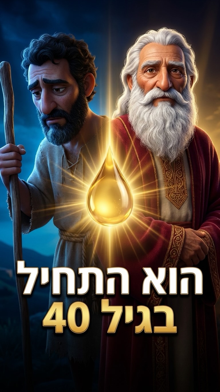 הוא היה רועה צאן בן 40 שלא ידע לקרוא אפילו אות אחת....