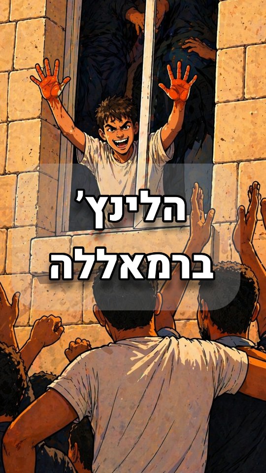 הלינץ בראמללה - The Ramallah lynching...