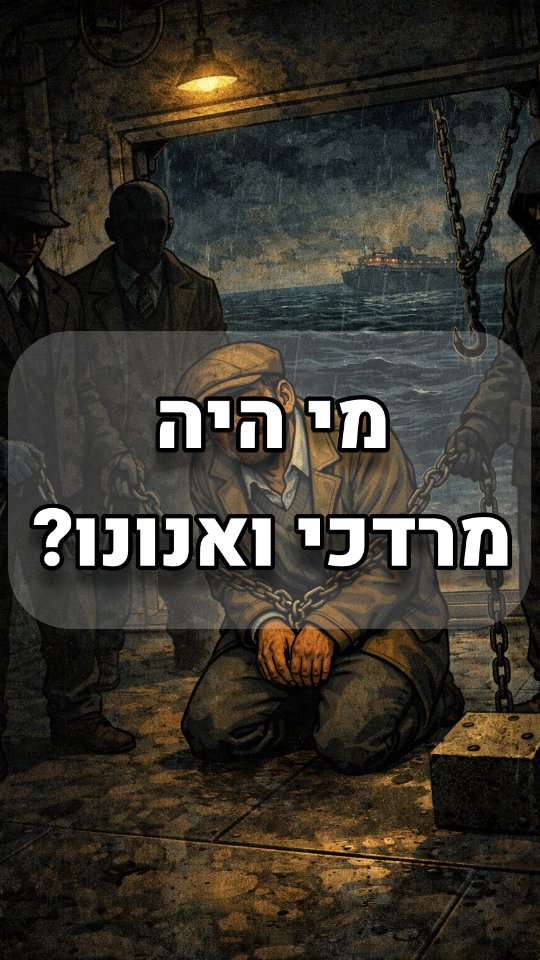 מי היה מרדכי ואנונו ? 1986...
