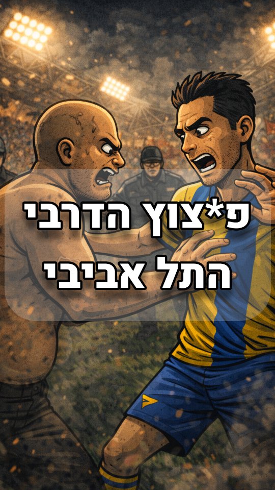 פ*צוץ הדרבי התל אביבי בכדורגל , 2014...