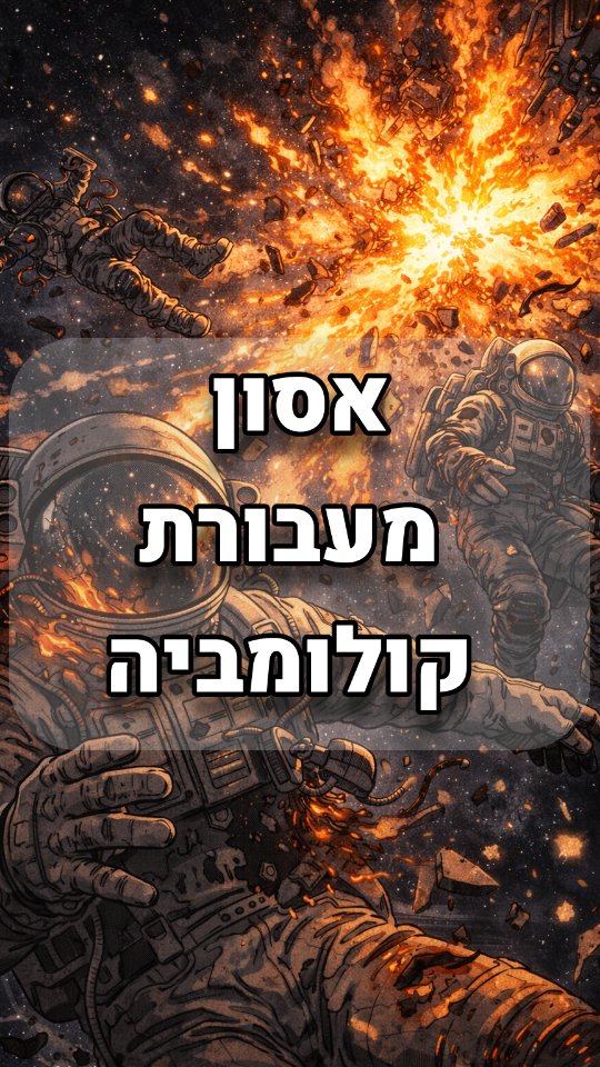 אסון מעבורת קולומביה - The Columbia shuttle disaster - 2003...
