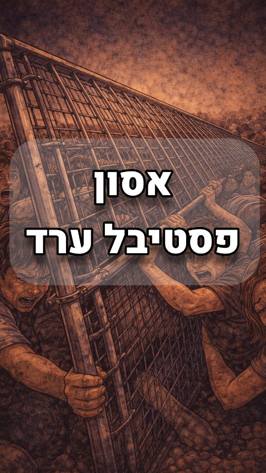 אסון פסטיבל ערד - 1995 - The Arad Festival Disaster...