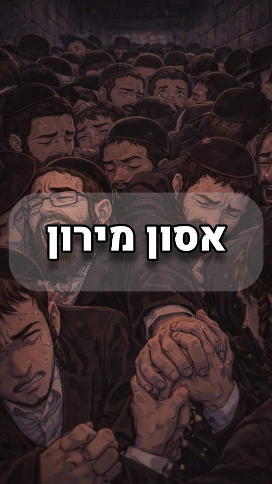 אסון מירון - 2021 - The Meron Disaster...