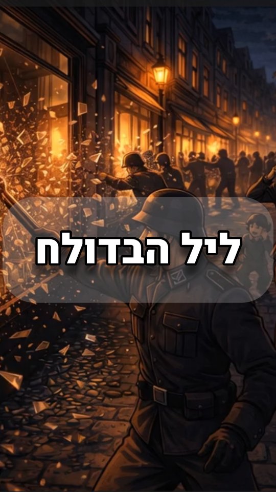 ליל הבדולח - 1938 - Kristallnacht...
