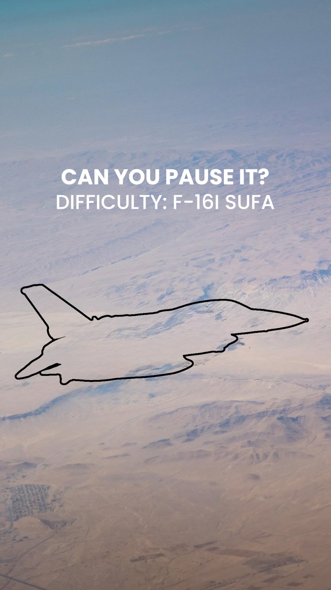 נסה להשהות את הסילון✈️...