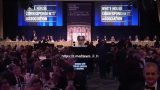 מהאירוע עם כתבי הבית הלבן...