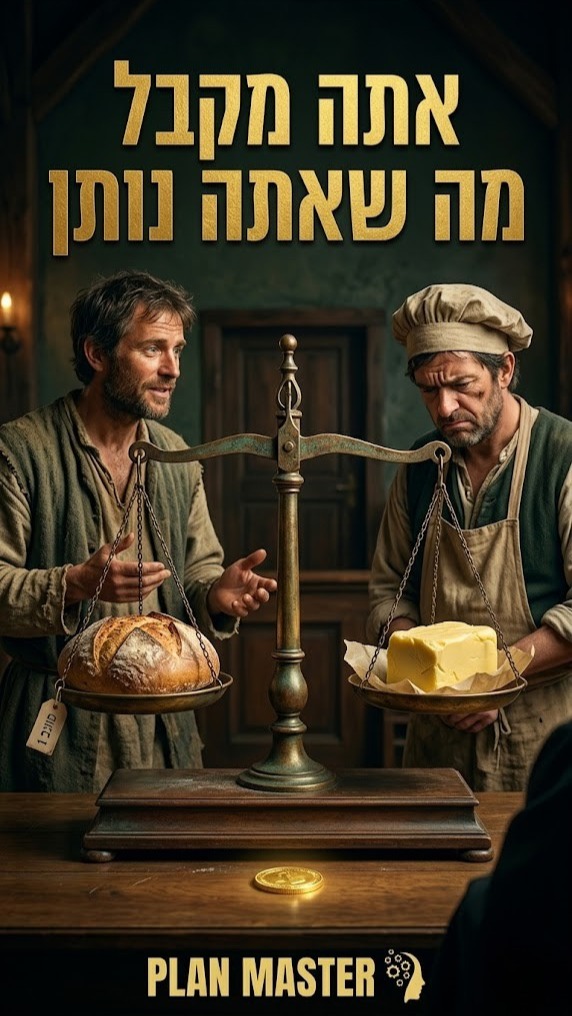 מה שאתה נותן זה מה שתקבל. מסכימים? כתבו בתגובות....