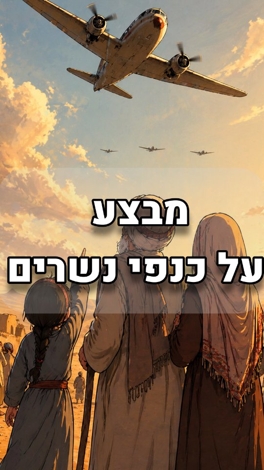 מבצע על כנפי נשרים - Operation On Wings of Eagles...