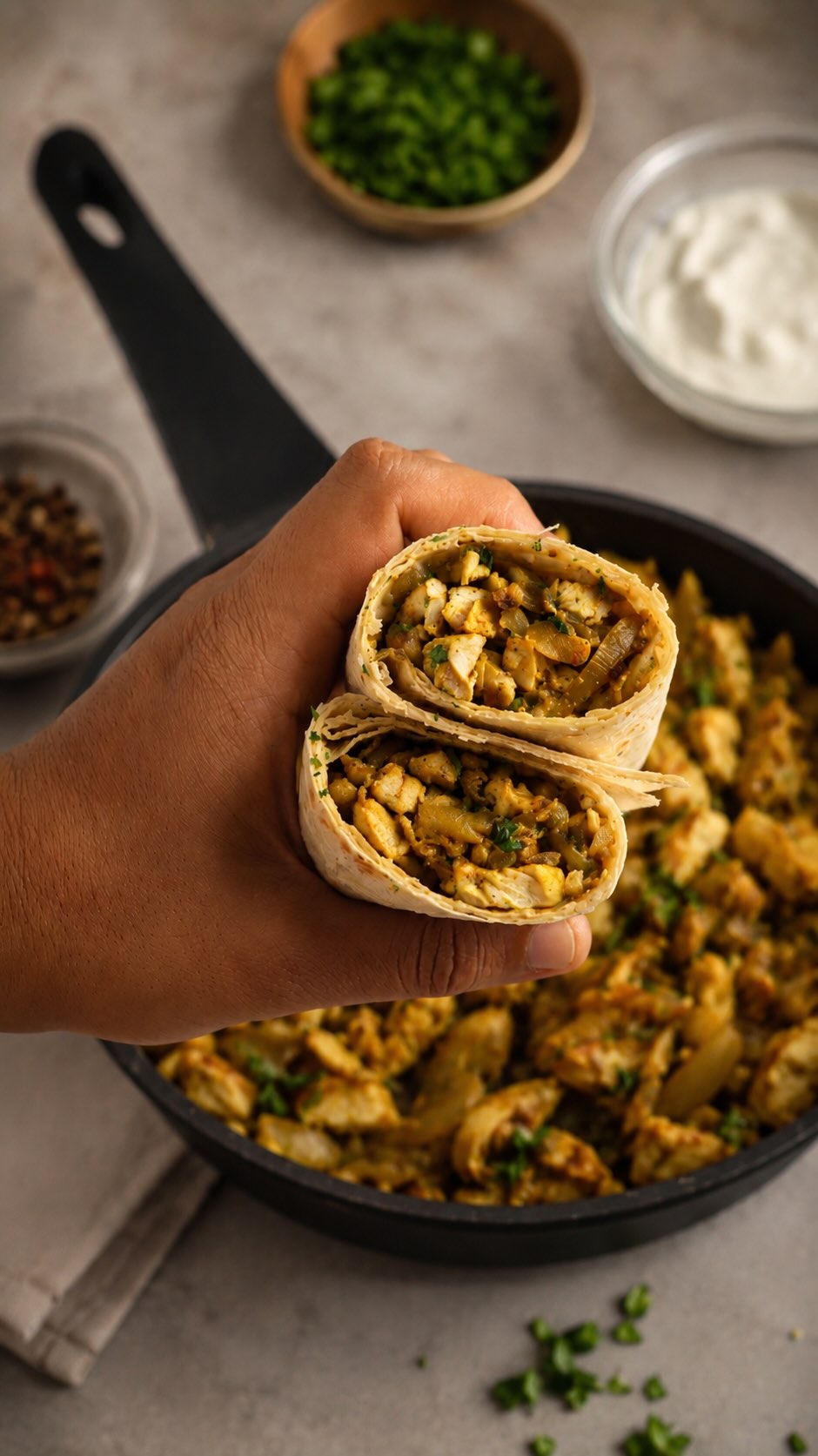 🌯 טורטיות שווארמה חזה עוף...