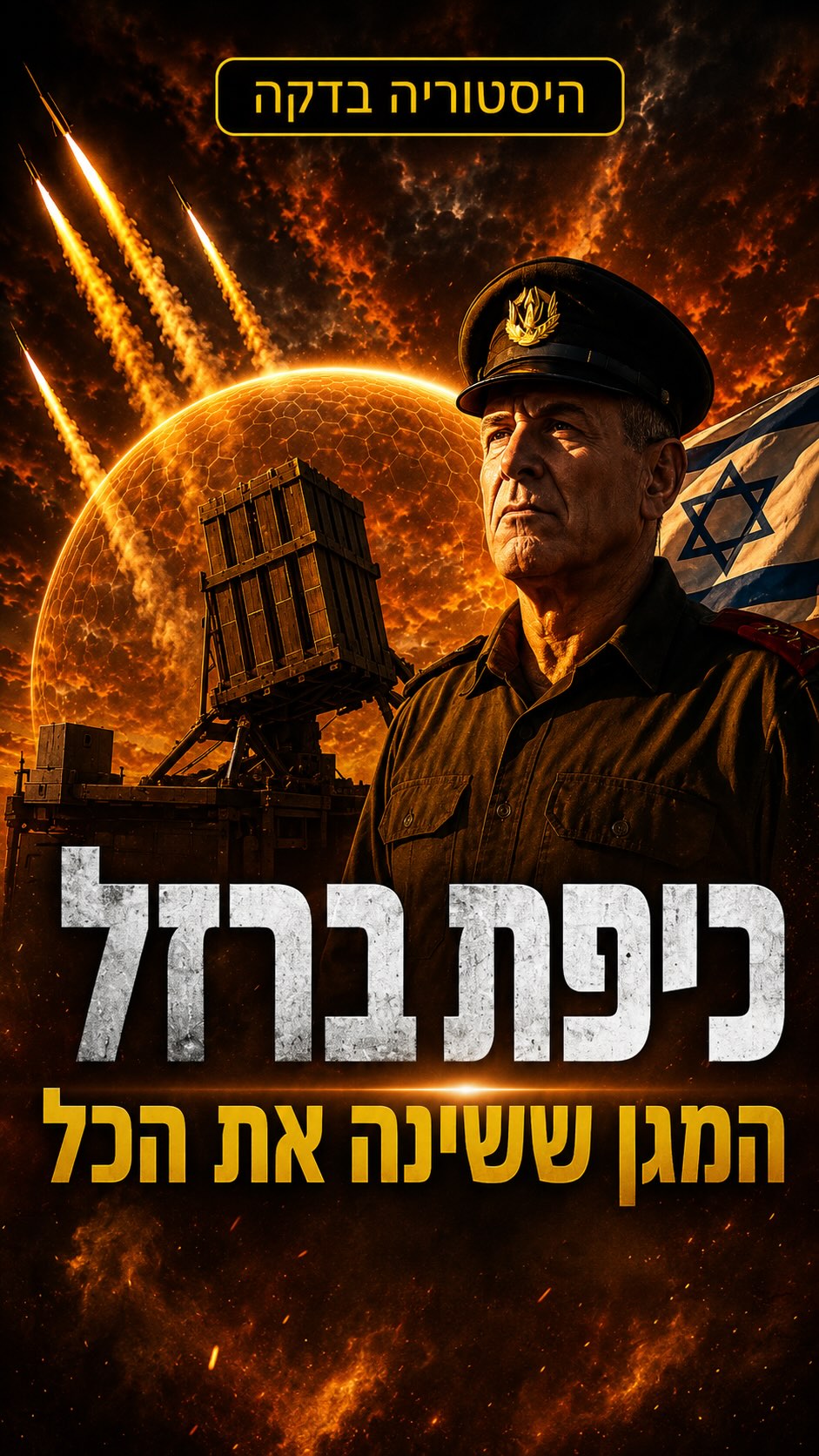 כולם מכירים את כיפת ברזל. אף אחד לא מכיר את הסיפור שמאחוריה....