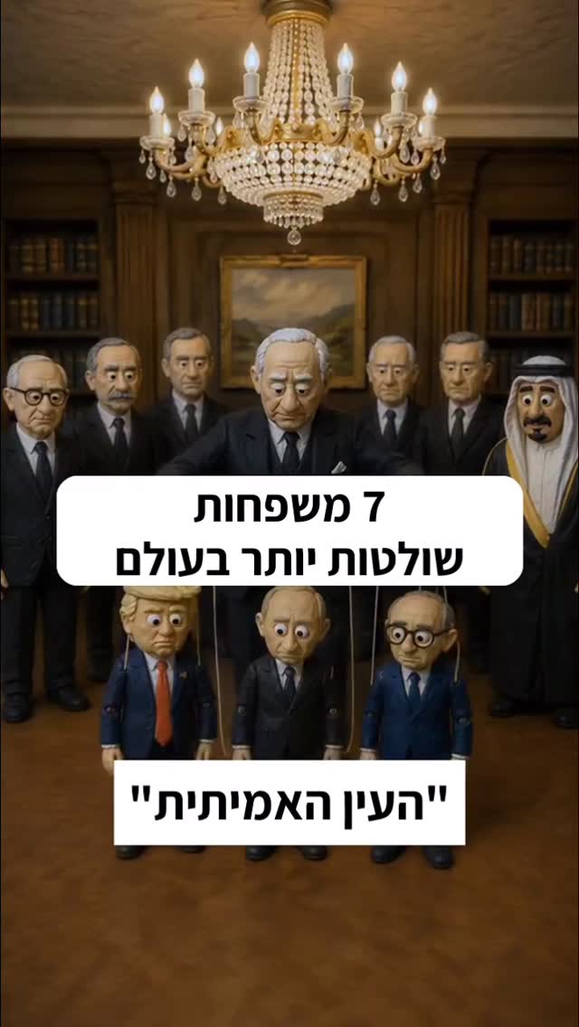 7 משפחות שולטות יותר בעולם...