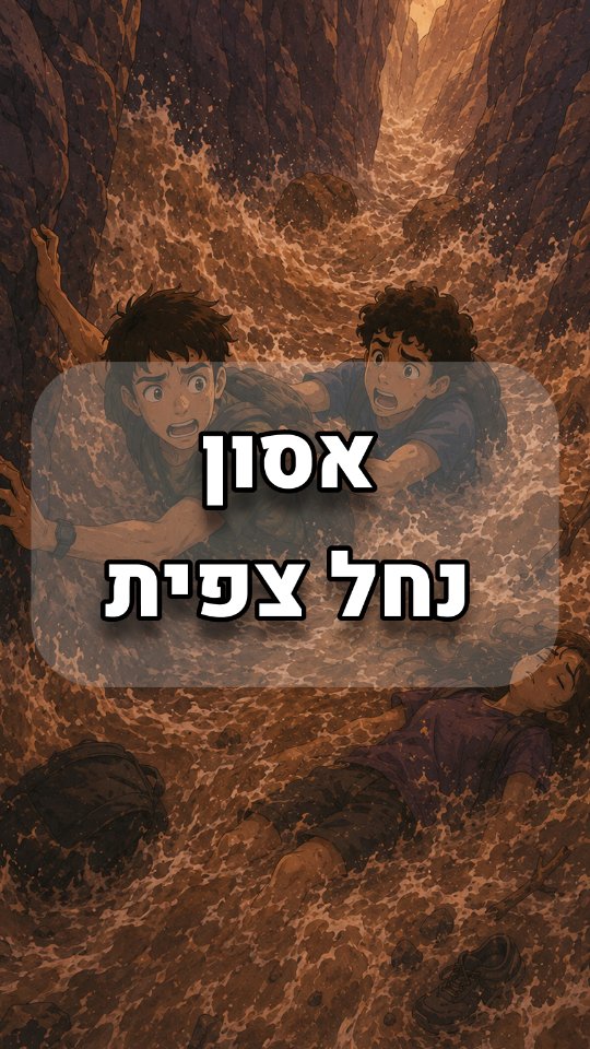 אסון נחל צפית - The Tzafit Stream Disaster...
