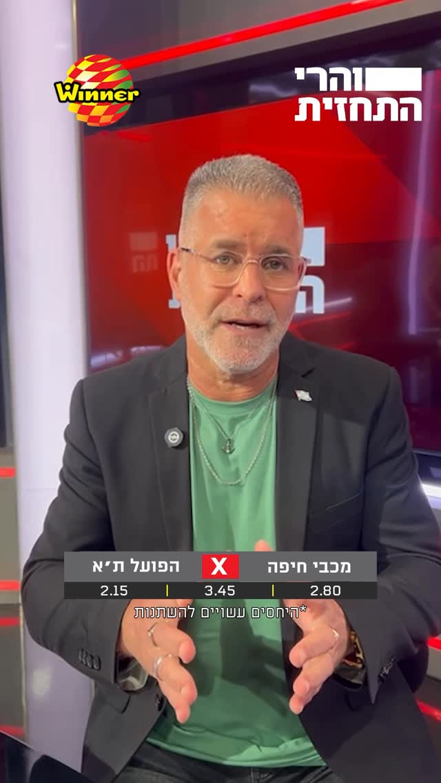 שכטר בטוח שמכבי חיפה תנצח, רז לא נותן לה שום סיכוי מול הפועל...