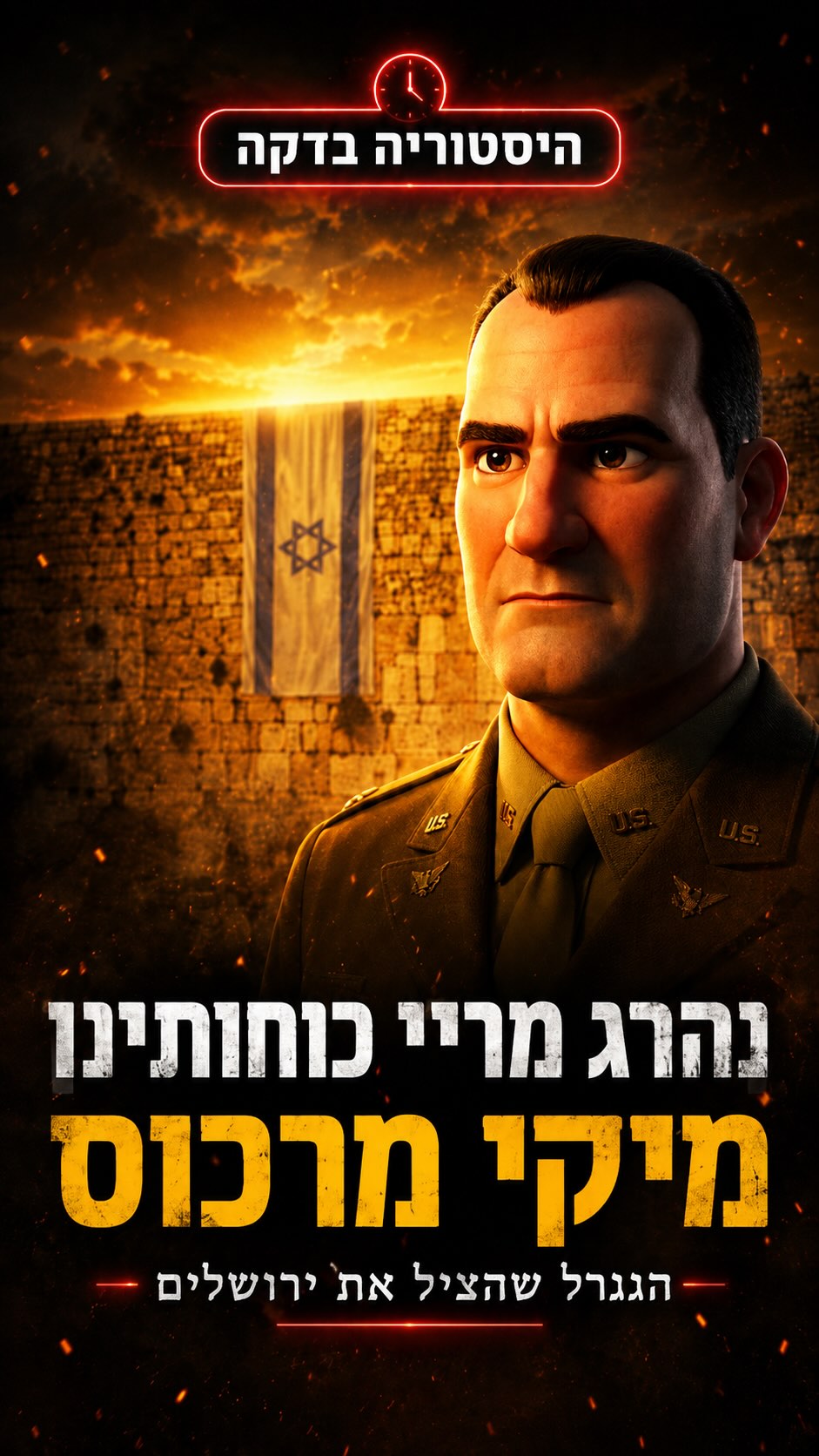 ⁨ 🇺🇸🇮🇱 הוא בא מאמריקה להציל את ירושלים — וחייל ישראלי...