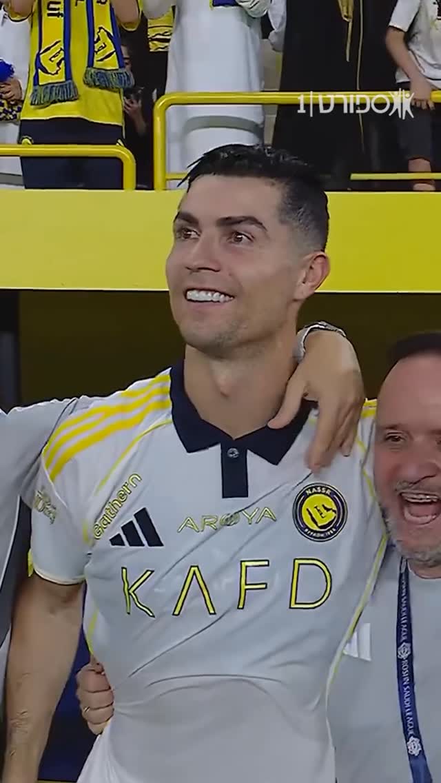 ⁨ רונאלדו חוגג אליפות🟡🏆⁩...