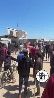 4 נפגעים מתקיפה ישראלית באזור המואסי שבחאן יונס, דרום הרצועה....