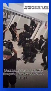 פעילי "משט הסומוד" שחזרו לספרד עוררו מהומה בנמל התעופה...
