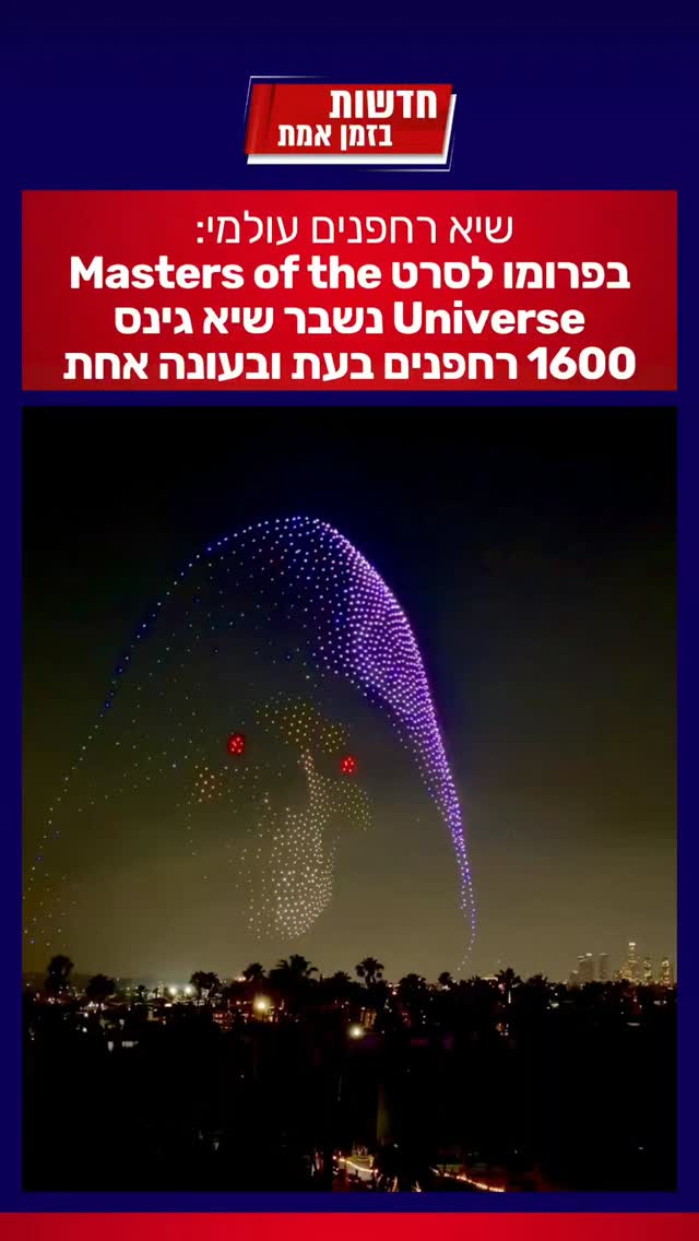 מרהיב - נשבר שיא הרחפנים העולמי...