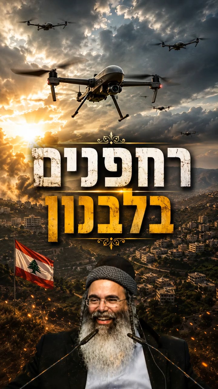 מה הרב אמנון יצחק אומר על הרחפנים בלבנון?
