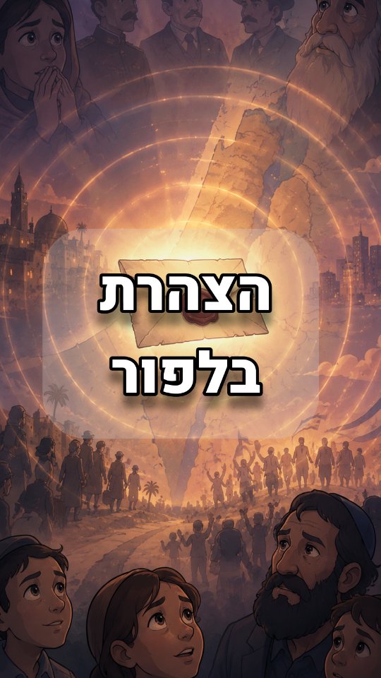 הצהרת בלפור - Balfour Declaration...