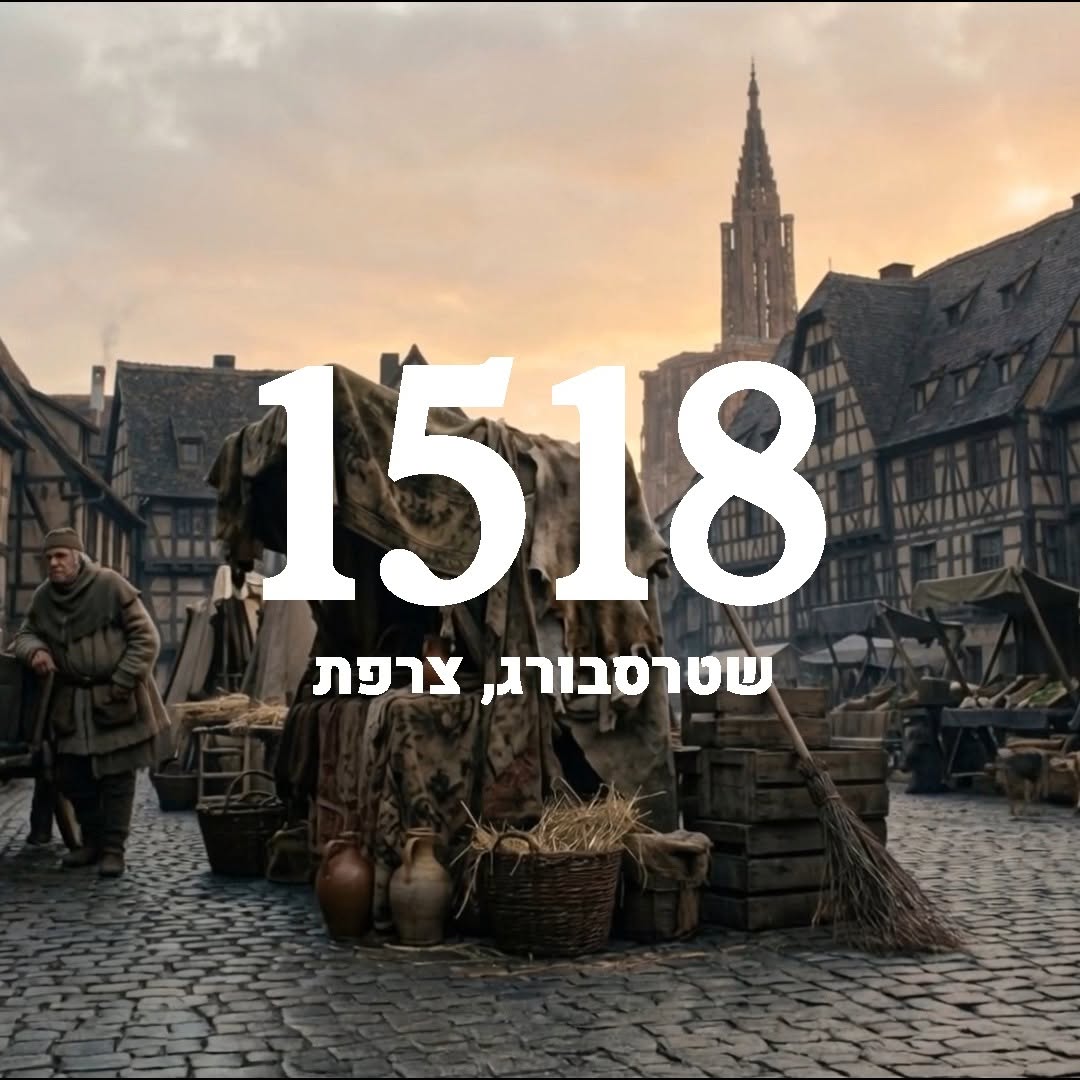 קיץ 1518. עיר שלמה נסחפת לתנועה שאי אפשר להסביר — ולא פשוט...