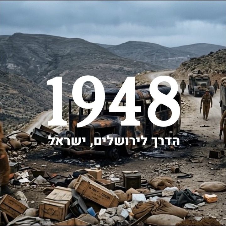 דרך אחת לירושלים. כמה ימים שבהם כל שיירה נשאה איתה לא רק אספקה,...