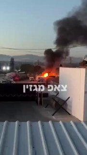 תיעוד מהסיכול הממוקד לעבר רכב בבורג׳ קלאוויה, שבדרום לבנון,...