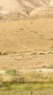 אזור יריחו - טיל איראני מעשן תקוע באדמה....