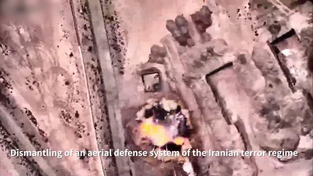 🎥FIRST FOOTAGE: Watch IDF strikes targeting aerial defense systems in Iran, which housed missiles intended to...