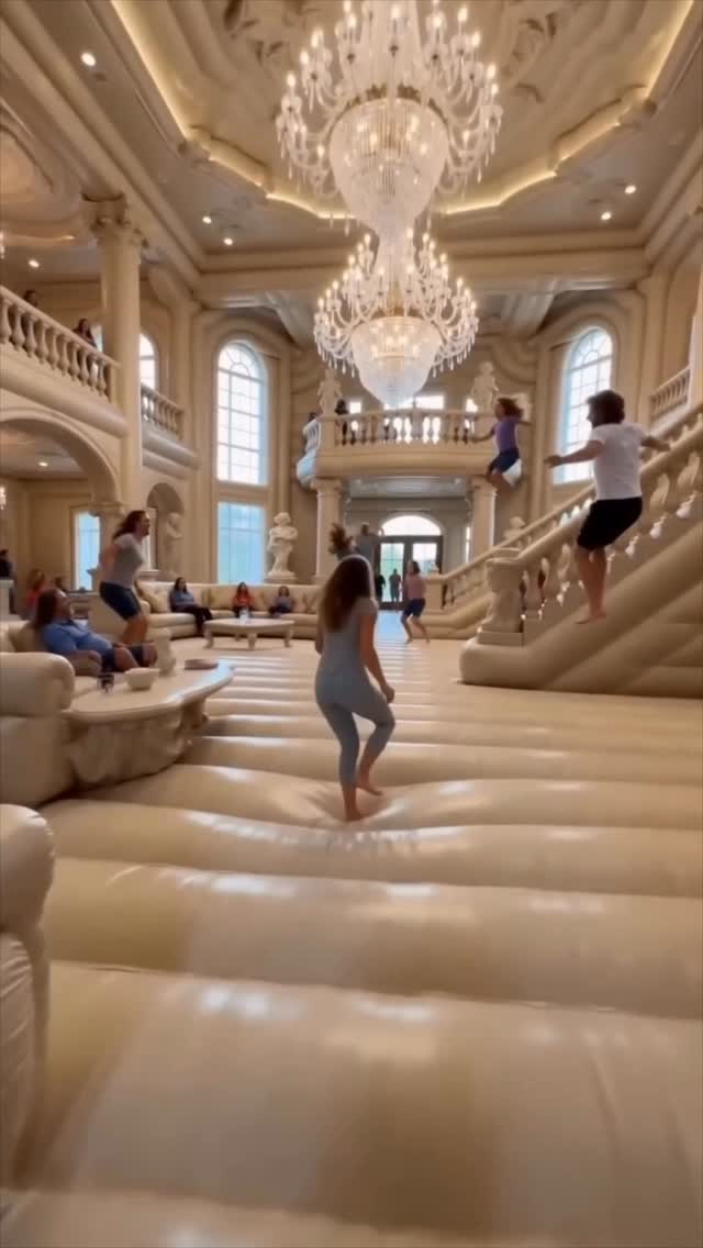 חלומו של כל ילד - מגה אחוזת מתנפחים להקפיץ בית! 😮...