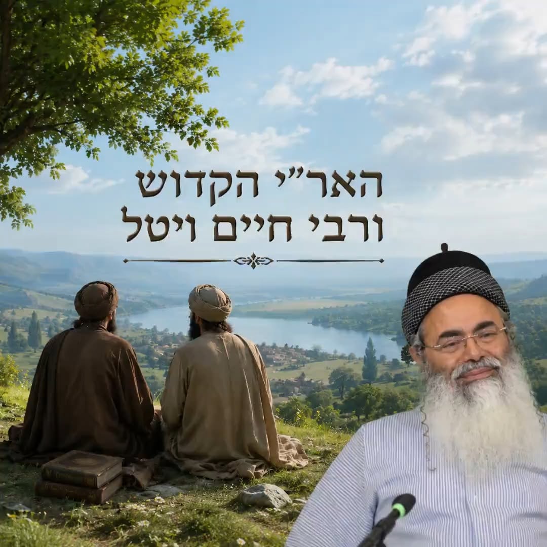 האר"י הקדוש ור' חיים ויטל.
