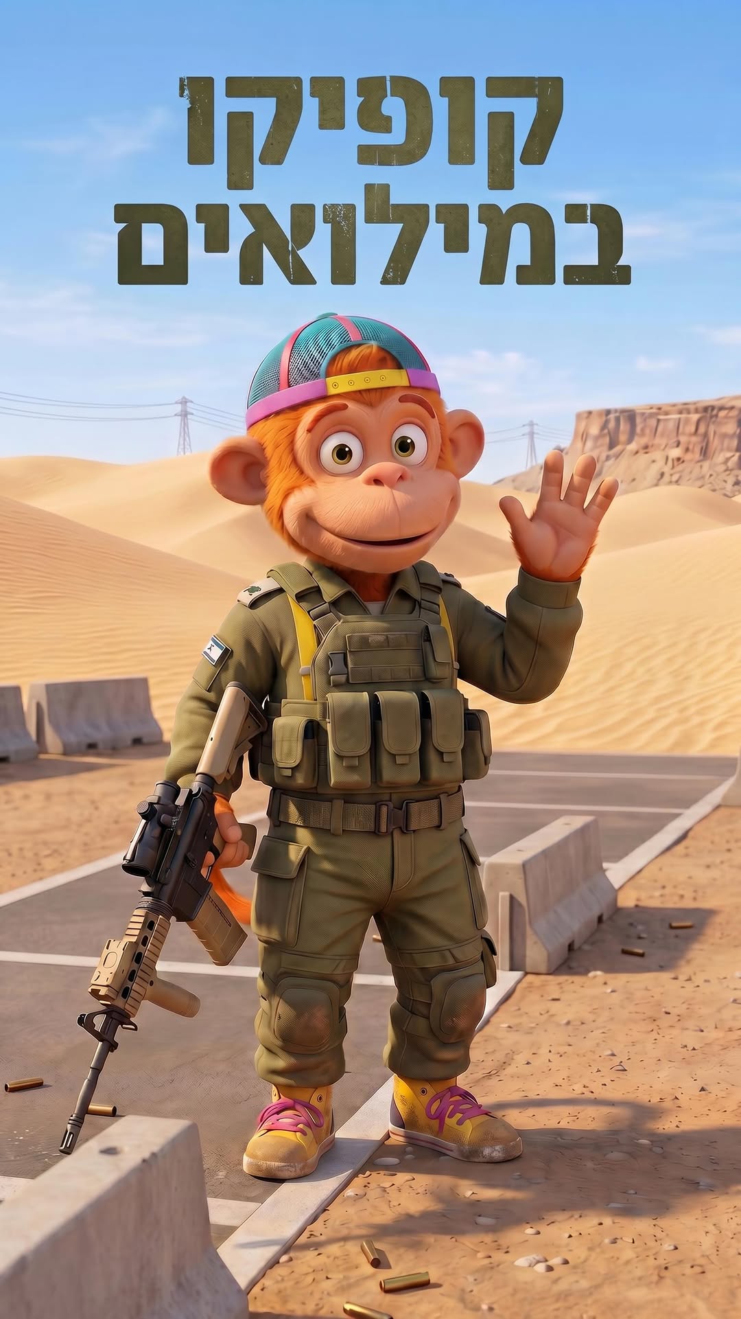 קופיקו החליט לקפוץ למילואים🏜️...