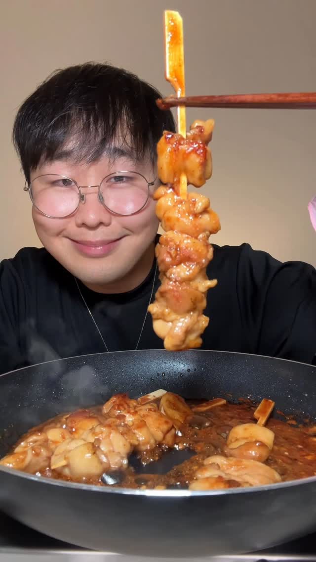 שיפודי עוף בסגנון אוכל רחוב קוריאני🍢🇰🇷...