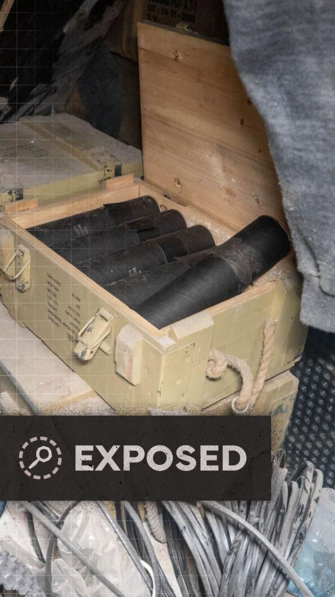 ⭕️🎥EXCLUSIVE DRONE FOOTAGE: Hezbollah terrorists in an underground terror tunnel, firing at an IDF drone....