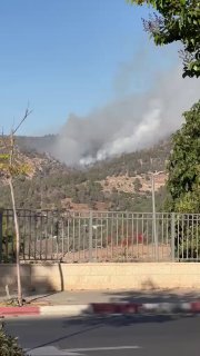 שריפת יער גדולה פרצה ליד בית שמש באיזור נס הרים. עשרות צוותי...