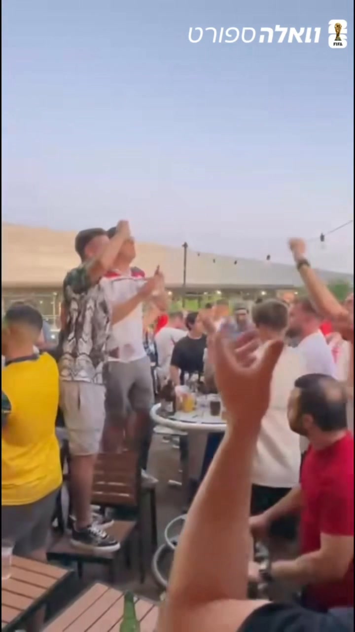 ⁨ שליח וואלה ספורט למונדיאל עידן קוולר, פגש את אוהדי נבחרת...