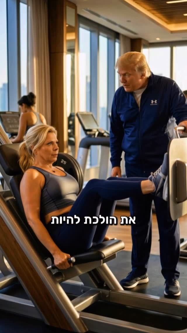 סרטון AI קורע של ביבי שרה וטראמפ!!!...