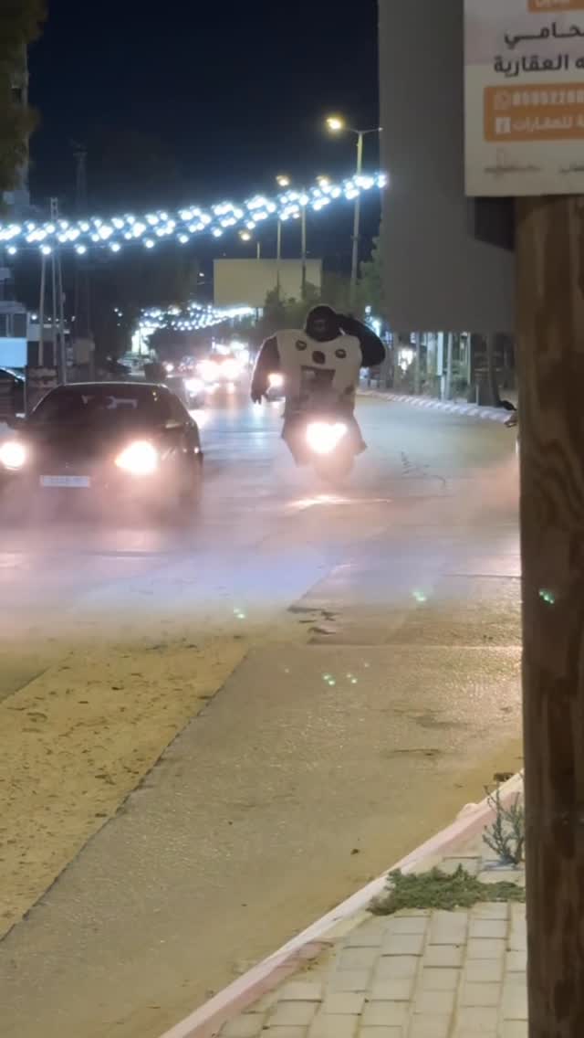הגורילה על הקטנוע...