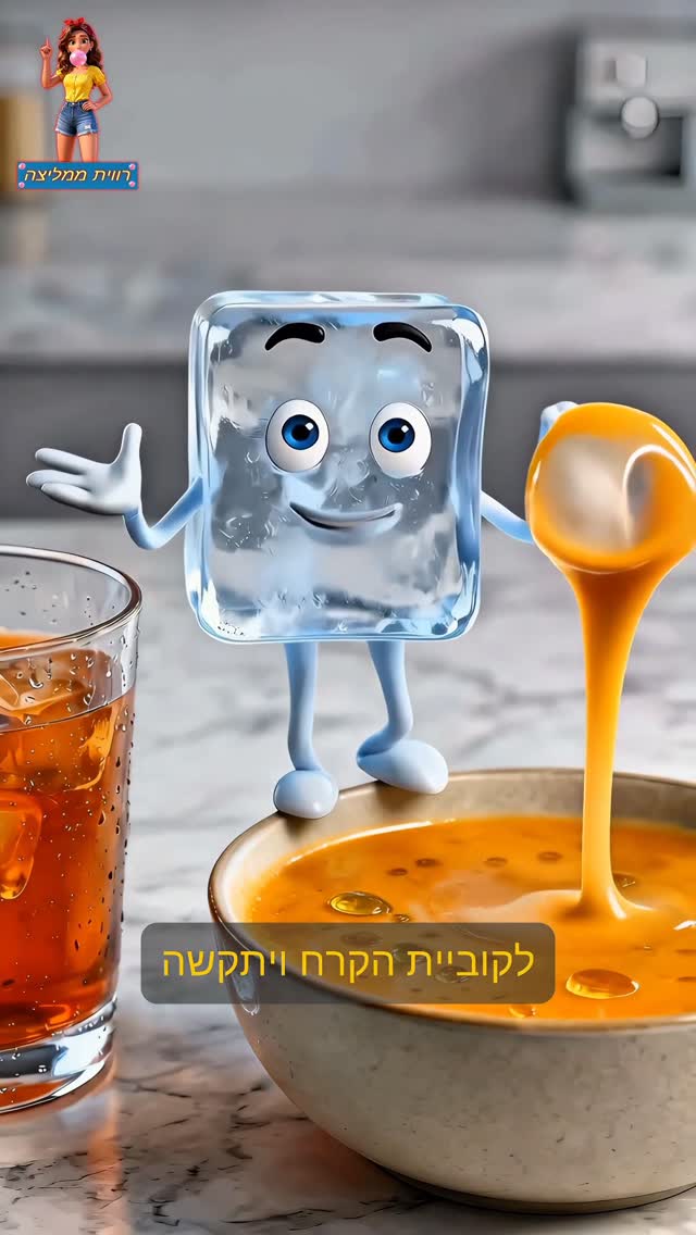 אתם משתמשים בקוביות קרח בצורה הלא נכונה!!!!...
