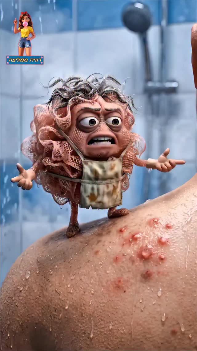 תחליפו את לופת הרחצה שלכם כבר!!! היא הסיבה לפצעונים הקטנים...