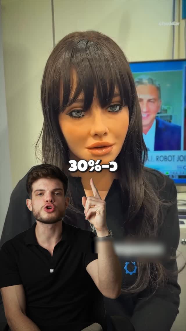 הייתם קונים רובוטית כזאת כדי שתחליף אתכם בעבודה? 🤖...