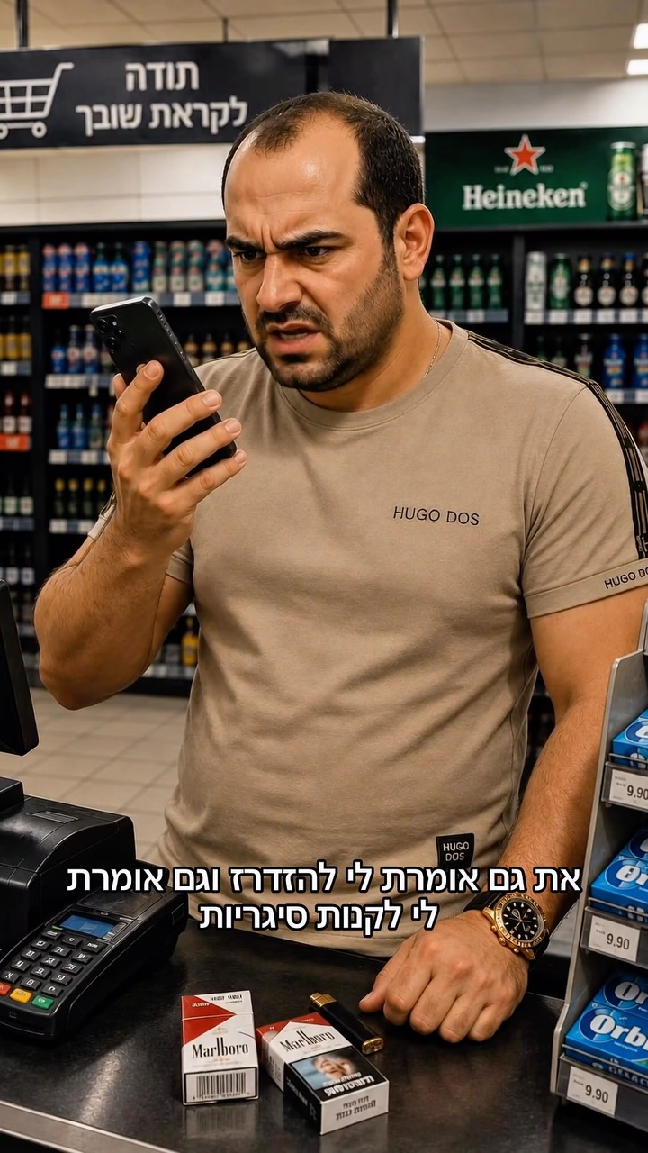 בן אדם רוצה להזדרז 😂